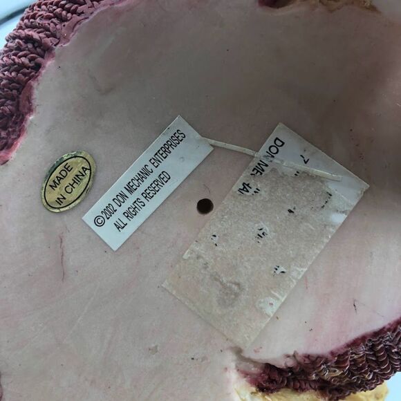 Vintage 2002 Don Mechanic Enterprises Rare Christmas Bear Figurine Tabletop - Picture 9 of 13